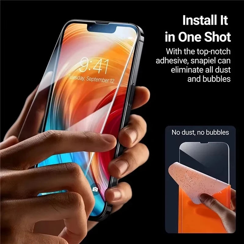 1-5Pcs Tempered Glass for IPhone 18 16 15 14 13 12 11 Pro Max Screen Protector for iPhone Air 16e 7 8 SE X XS XR Protective Film