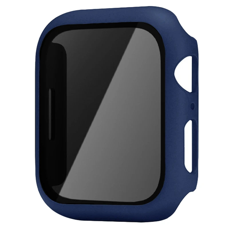 Glass+Cover For Apple Watch case 46mm 44mm 40mm 41mm 45mm 49mm 42mm Screen Protector iWatch serie Ultra 9 8 7 6 SE 5 10 42/46mm