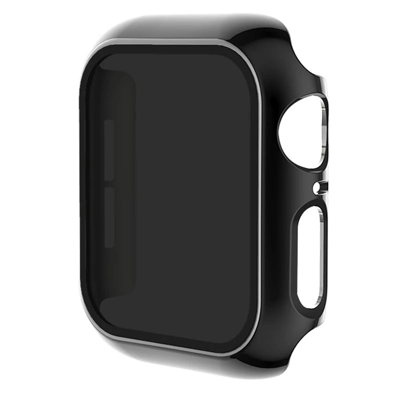 Glass+Cover For Apple Watch case 46mm 44mm 40mm 41mm 45mm 49mm 42mm Screen Protector iWatch serie Ultra 9 8 7 6 SE 5 10 42/46mm