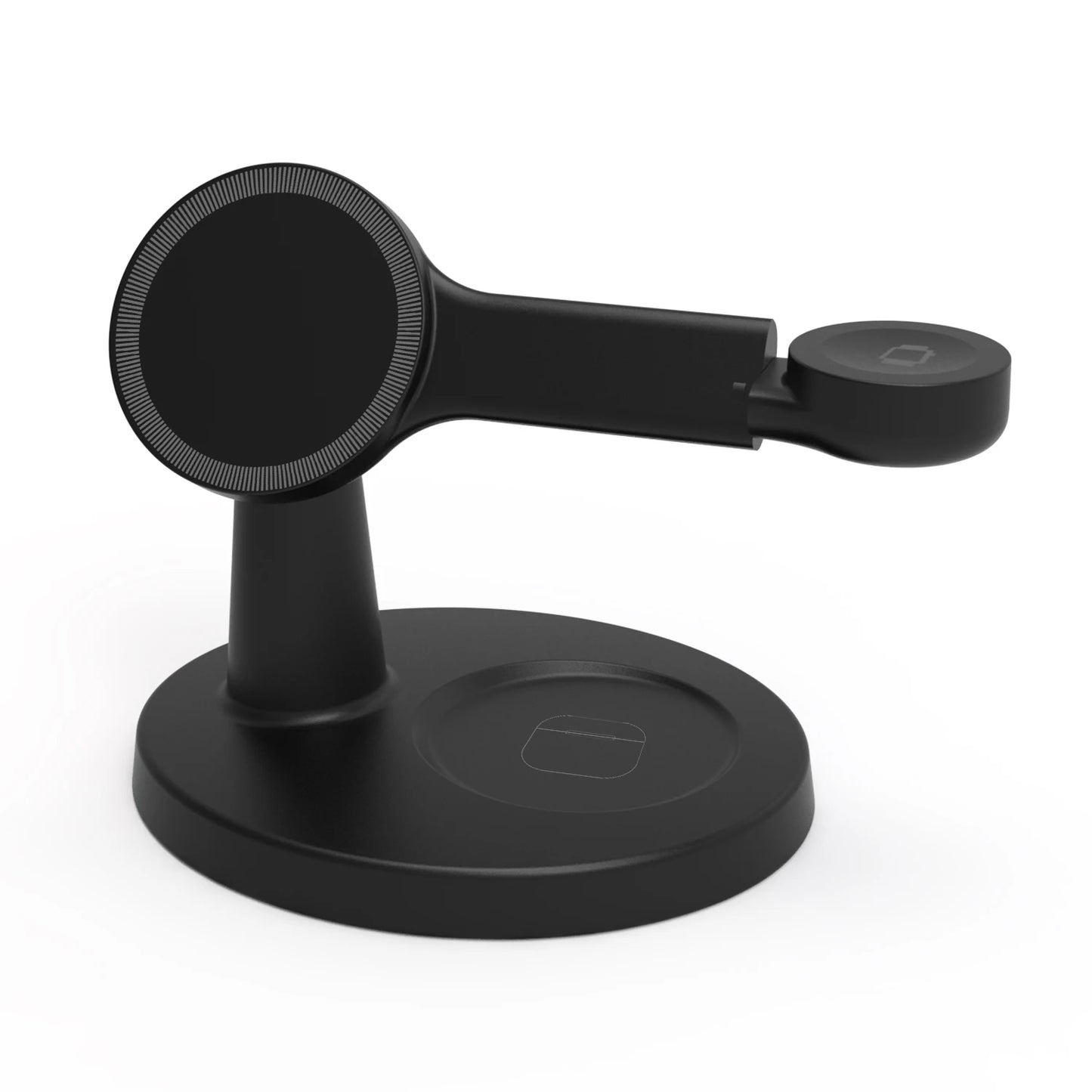 3 In 1 Magnetic Wireless Charger Stand For Magsafe iPhone 16 15 14 13 Pro Max Apple Watch 9 8 AirPods Pro Fast Charging Station A