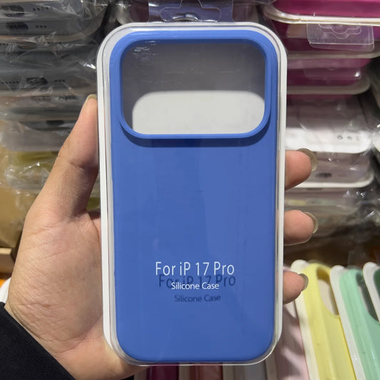 Official Liquid Silicone Skin Feel Case For IPhone 17Air 14 15 16 17 Pro Max Solid Candy Colour Color with Packet Box Cover