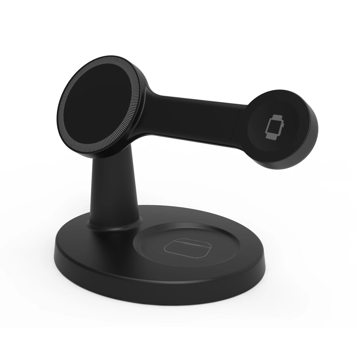 3 In 1 Magnetic Wireless Charger Stand For Magsafe iPhone 16 15 14 13 Pro Max Apple Watch 9 8 AirPods Pro Fast Charging Station A