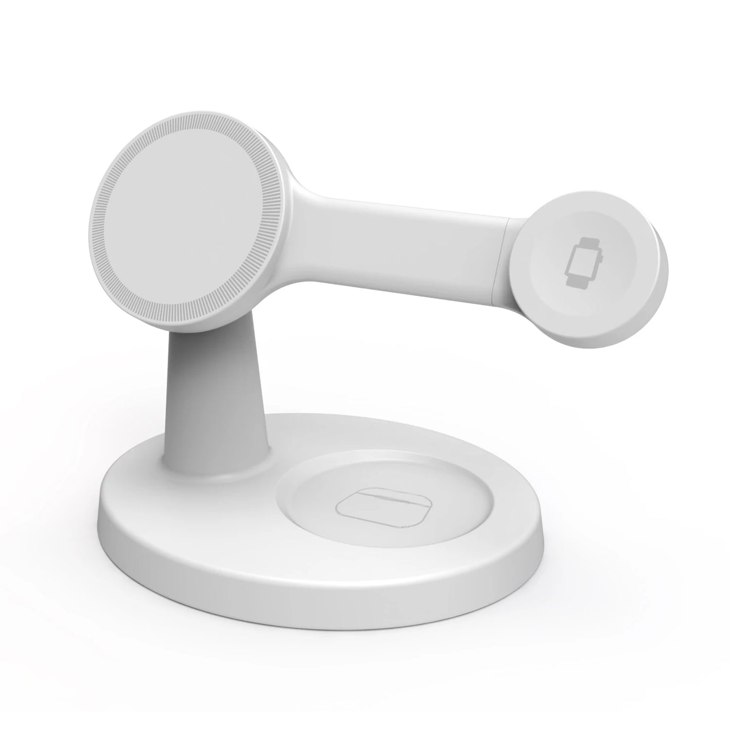 3 In 1 Magnetic Wireless Charger Stand For Magsafe iPhone 16 15 14 13 Pro Max Apple Watch 9 8 AirPods Pro Fast Charging Station A